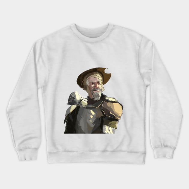 Don Quixote Crewneck Sweatshirt by Fra3guitars